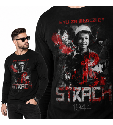 LONGSLEEVE PATRIOTYCZNY  BYLI ZA MŁODZI NA STRACH